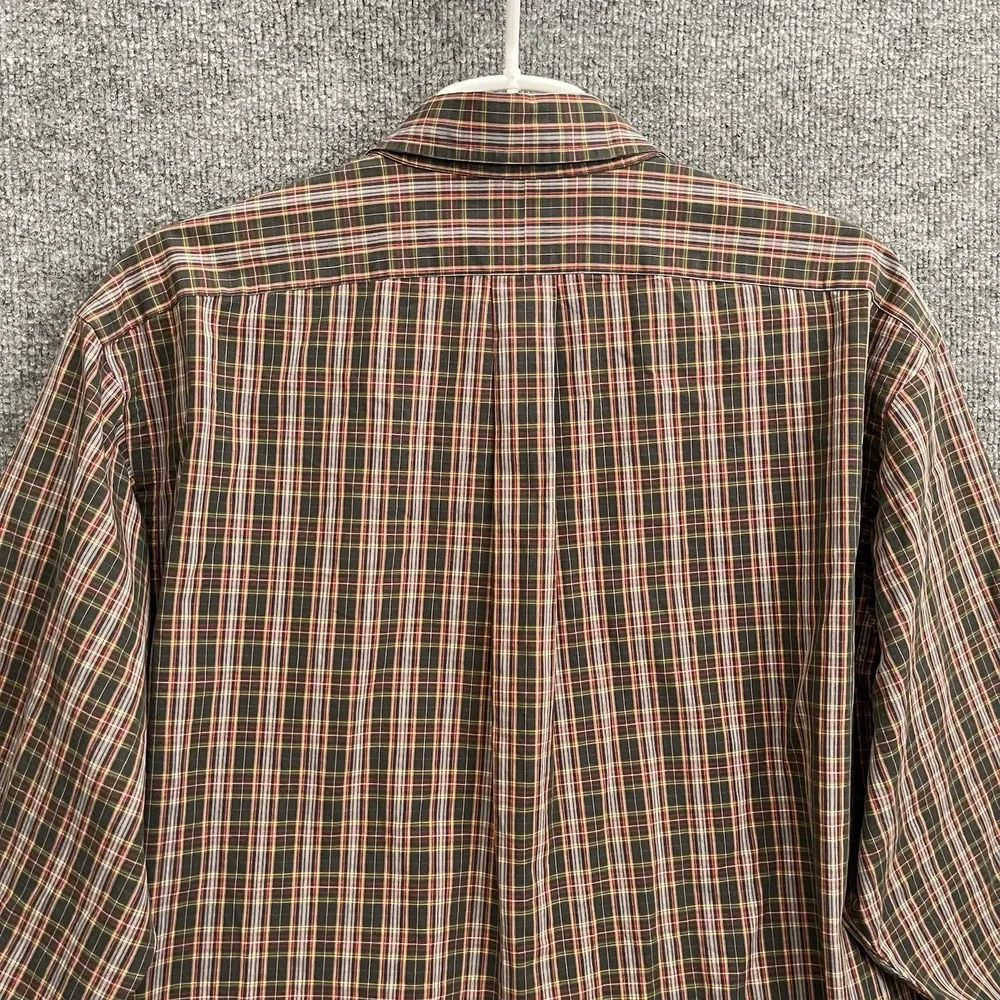 Ralph Lauren Yarmouth Shirt Mens Sz 16.5 32/33 Button Up Long Sleeve Plaid